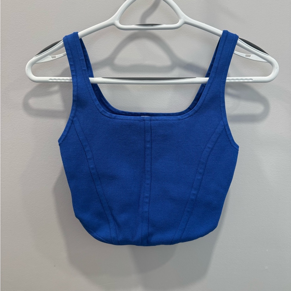 Aritzia Babaton Sculpt Knit Bustier Tank